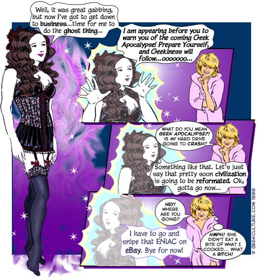 Message in a bustier..